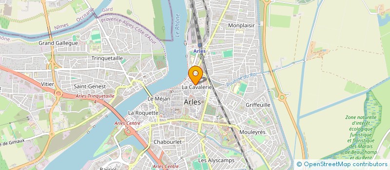 localisation de l'entreprise LA FEE DU BIO à ARLES