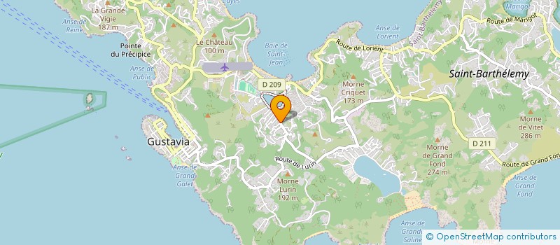 localisation de l'entreprise LA FEE DU BUREAU  SAINT-BARTHELEMY