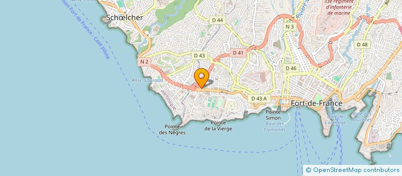 localisation de l'entreprise LA FEE DU LOGIS à FORT-DE-FRANCE