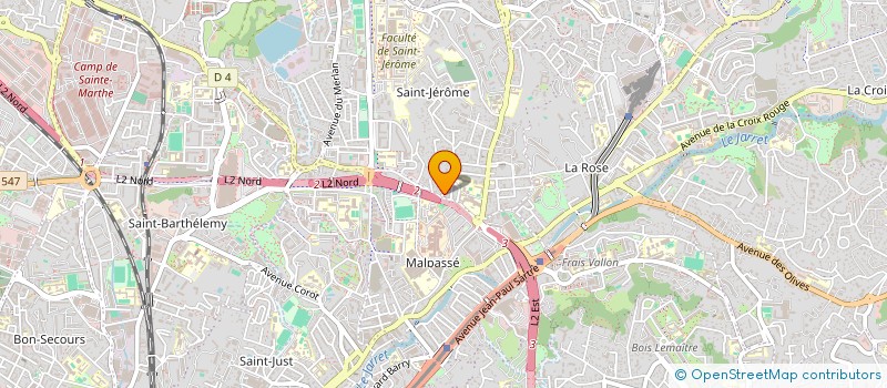 localisation de l'entreprise LA FEE DU LOGIS à MARSEILLE
