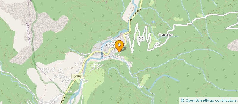 localisation de l'entreprise LA FEE DU LOGIS à VILLARS-COLMARS