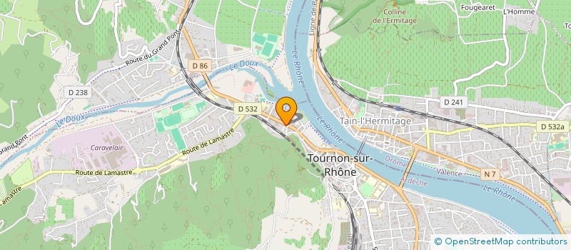 localisation de l'entreprise LA FEE KALI à TOURNON-SUR-RHONE