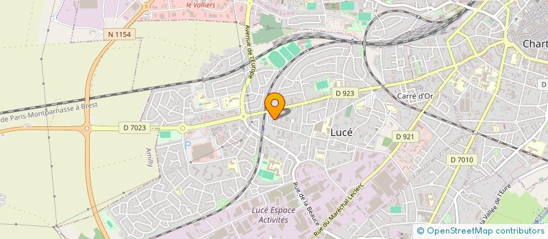 localisation de l'entreprise LA FEE LUMIERE à LUCE