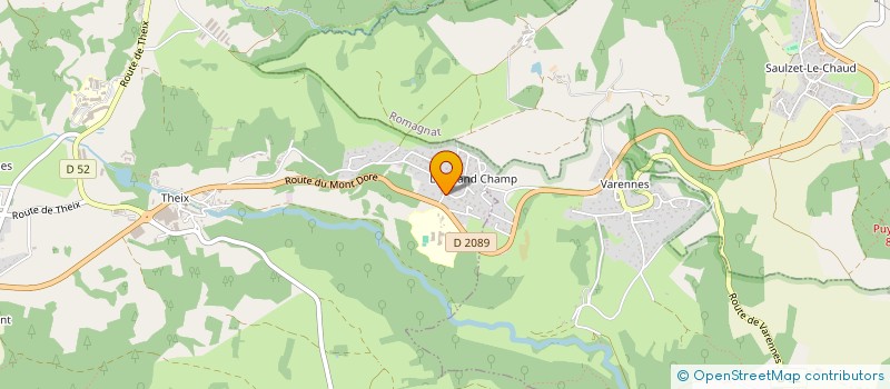 localisation de l'entreprise LA FEE MAISON  SAINT-GENES-CHAMPANELLE