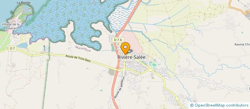 localisation de l'entreprise LA FEE MANUCURE à RIVIERE-SALEE