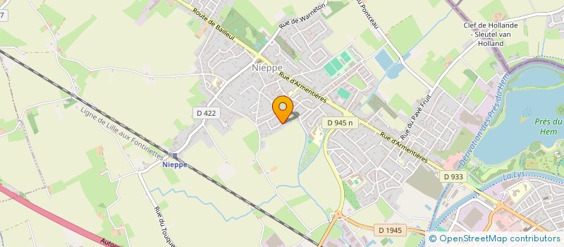 localisation de l'entreprise LA FEE MAQUIBOUILLE  NIEPPE