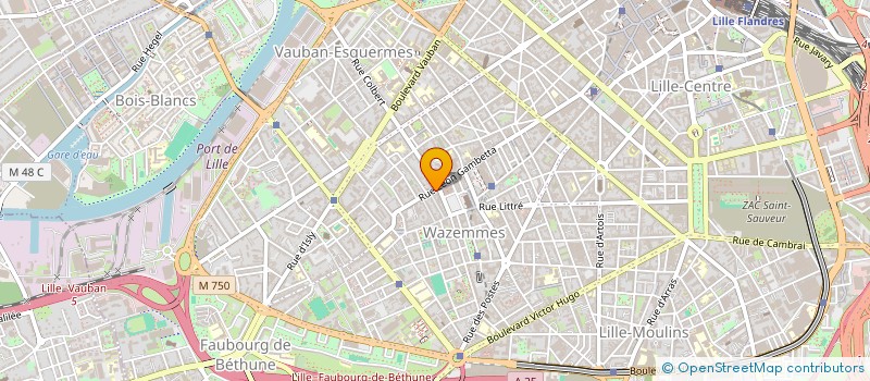 localisation de l'entreprise LA FEE NIX à LILLE