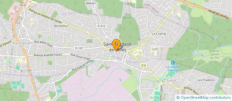 localisation de l'entreprise LA FEE POESY  SAINT-MEDARD-EN-JALLES