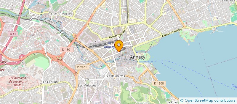 localisation de l'entreprise LA FEE SIDONIE à ANNECY