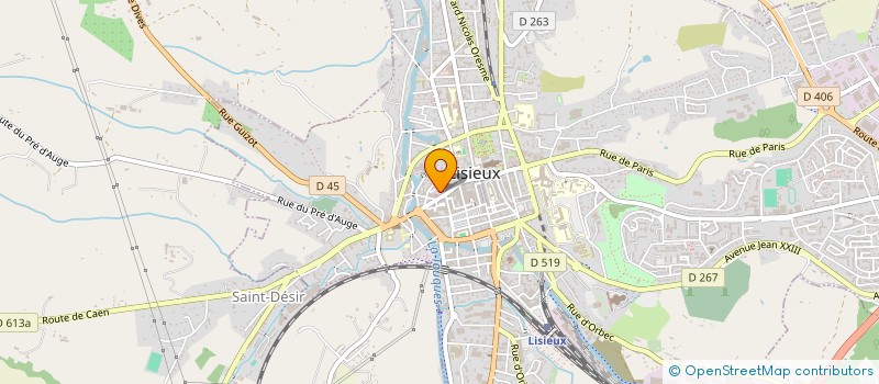 localisation de l'entreprise LA FEE TROQUETTE  LISIEUX