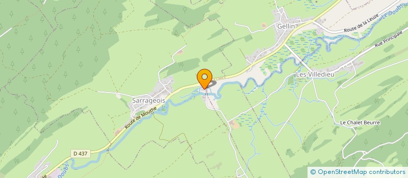 localisation de l'entreprise LA FEE VAL*ERIE  GELLIN