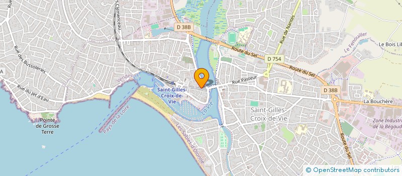 localisation de l'entreprise LA FEERIE DES PERLES à SAINT-GILLES-CROIX-DE-VIE