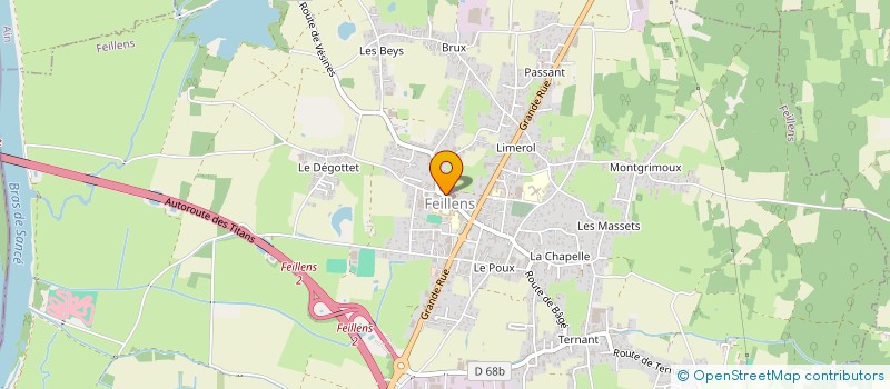 localisation de l'entreprise LA FEILLENTINE à FEILLENS