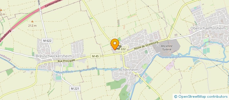 localisation de l'entreprise LA FELICITA  ACHENHEIM