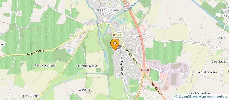 localisation de l'entreprise LA FELICITA FESTIVAL à BRISSAC LOIRE AUBANCE