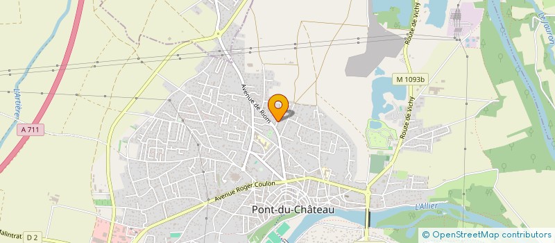 localisation de l'entreprise LA FELINIERE  PONT-DU-CHATEAU