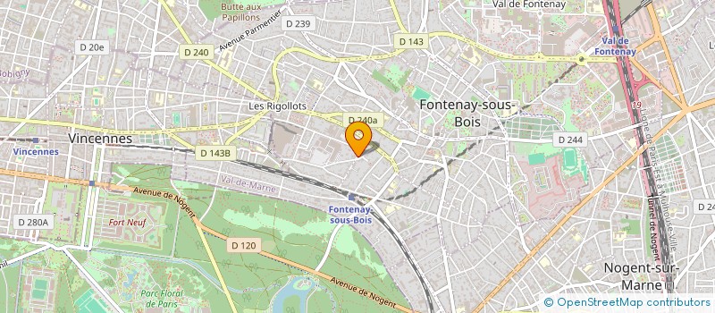 localisation de l'entreprise LA FELIX-CITE à FONTENAY-SOUS-BOIS
