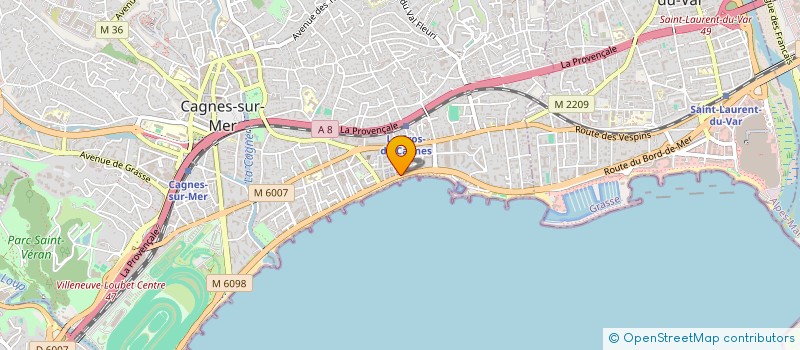 localisation de l'entreprise LA FELOUQUE à CAGNES-SUR-MER