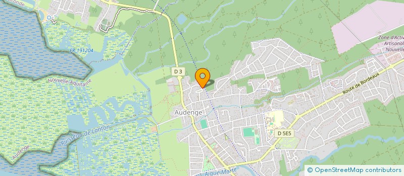 localisation de l'entreprise LA FEMME CHAUSSETTE  AUDENGE