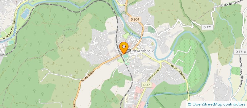 localisation de l'entreprise LA FENETRE  SAINT-AMBROIX