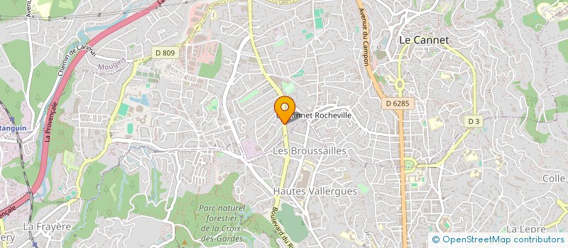 localisation de l'entreprise LA FENETRE à LE CANNET