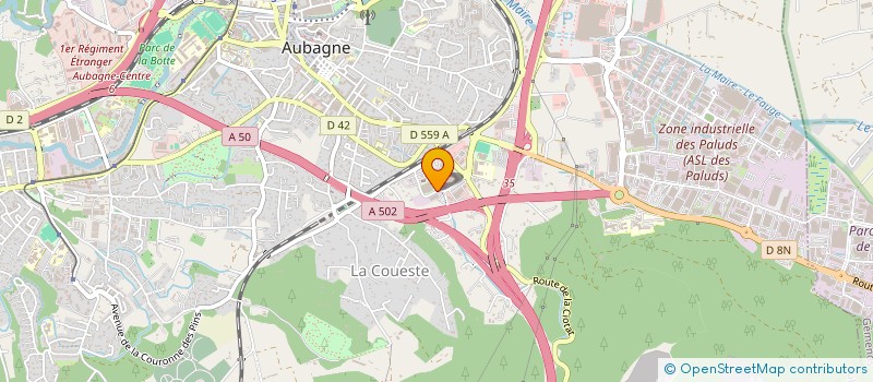 localisation de l'entreprise LA FENETRE AUBAGNAISE à AUBAGNE
