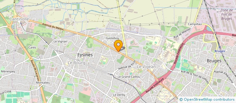 localisation de l'entreprise LA FENETRE D'ARTHUR  EYSINES