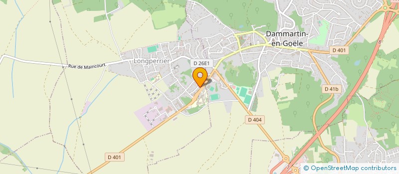 localisation de l'entreprise LA FENETRE DE PARIS  LONGPERRIER