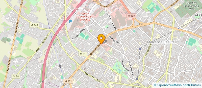 localisation de l'entreprise LA FENETRE EN 3S  TOURCOING