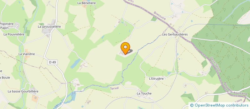 localisation de l'entreprise LA FENETRE GAUTRON à SAINT-PIERRE-DU-CHEMIN