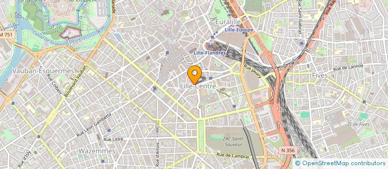 localisation de l'entreprise LA FENETRE LILLOISE à LILLE