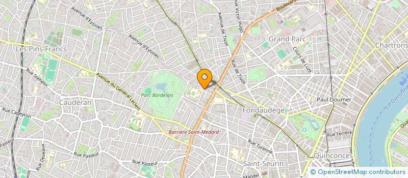 localisation de l'entreprise LA FENICE  BORDEAUX