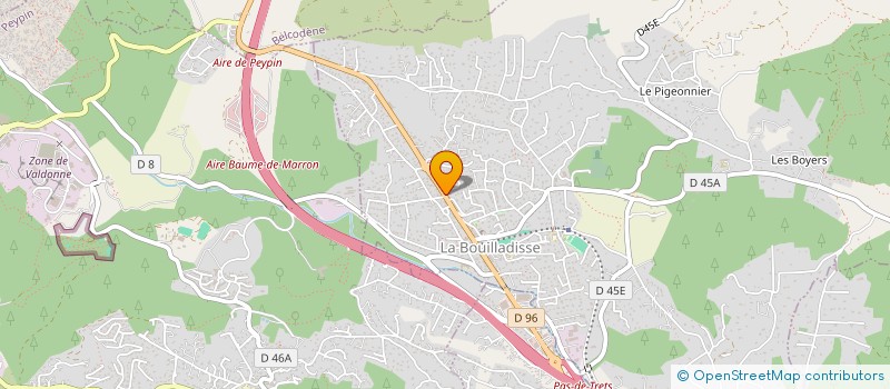 localisation de l'entreprise LA FENIERE à LA BOUILLADISSE