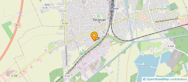 localisation de l'entreprise LA FENNAZ à TERGNIER