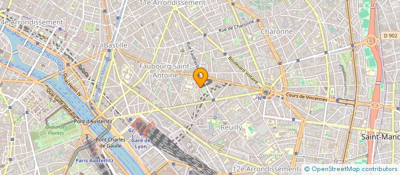 localisation de l'entreprise LA FENNEK  PARIS