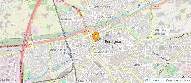 localisation de l'entreprise LA FERIA  PERPIGNAN