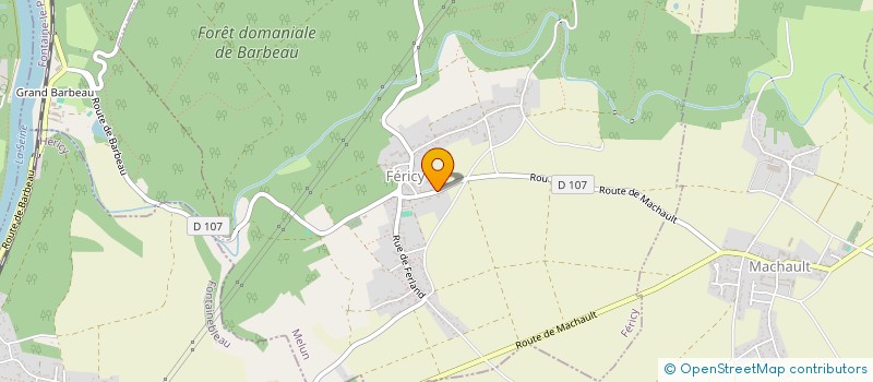 localisation de l'entreprise LA FERICIENNE  FERICY