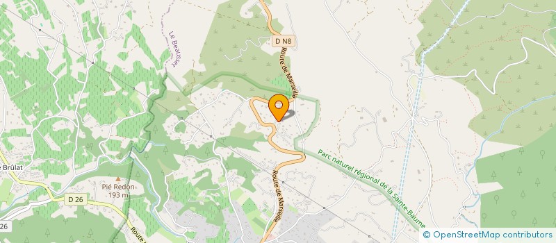 localisation de l'entreprise LA FERME  LE BEAUSSET