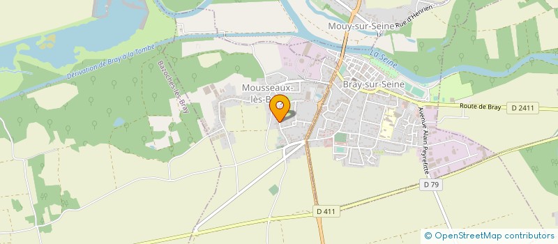 localisation de l'entreprise LA FERME  MOUSSEAUX-LES-BRAY