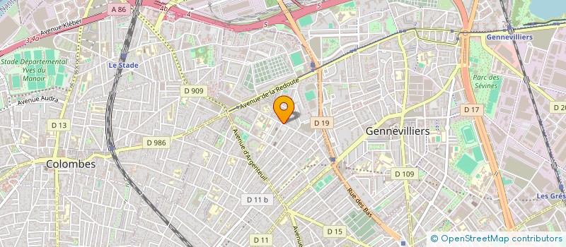 localisation de l'entreprise LA FERME à ASNIERES-SUR-SEINE