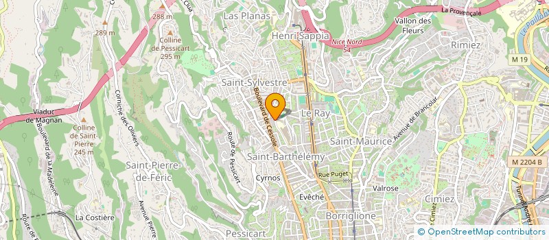 localisation de l'entreprise LA FERME à NICE
