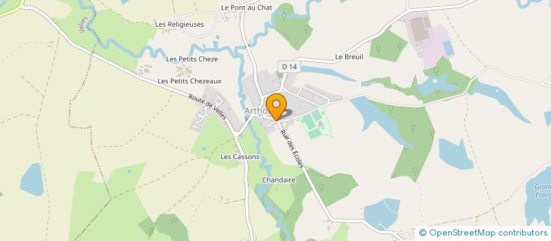 localisation de l'entreprise LA FERME A LA MAISON à ARTHON
