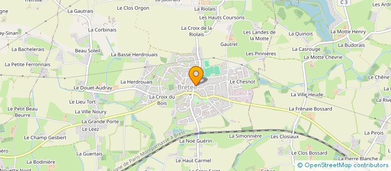 localisation de l'entreprise LA FERME A MARCUS  BRETEIL