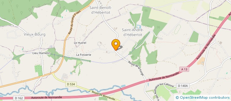 localisation de l'entreprise LA FERME ANGEL  SAINT-ANDRE-D'HEBERTOT