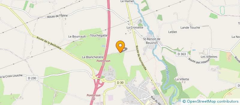 localisation de l'entreprise LA FERME ANIM'OSE  SAINT-JAMES