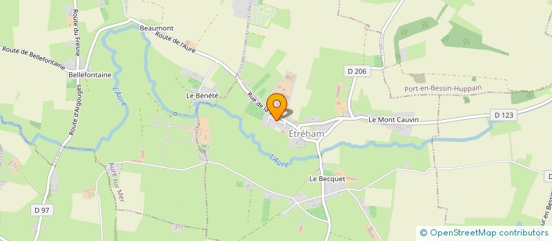 localisation de l'entreprise LA FERME AQUACOLE DU HAM  ETREHAM