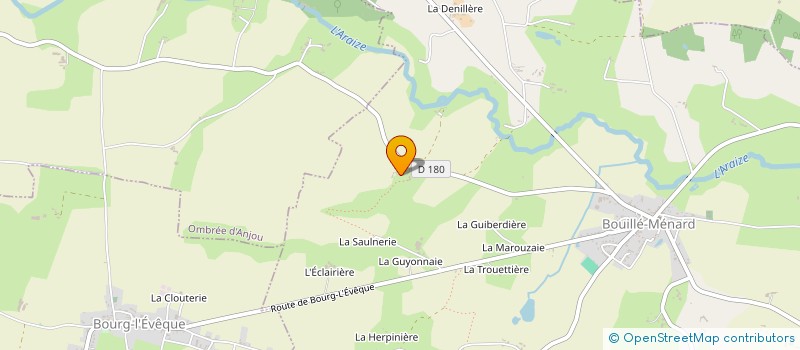 localisation de l'entreprise LA FERME AUX 5 CHEMINS à SEGRE-EN-ANJOU BLEU