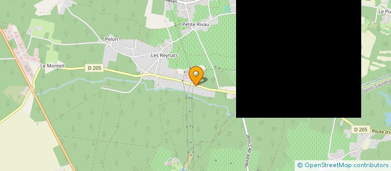 localisation de l'entreprise LA FERME AUX CHEVAUX  CISSAC-MEDOC