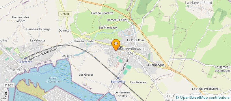 localisation de l'entreprise LA FERME AUX COLEOS à BARNEVILLE-CARTERET