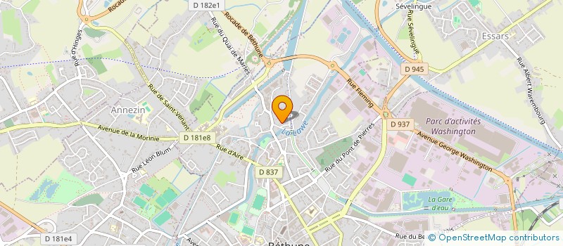 localisation de l'entreprise LA FERME AUX OIES  BETHUNE